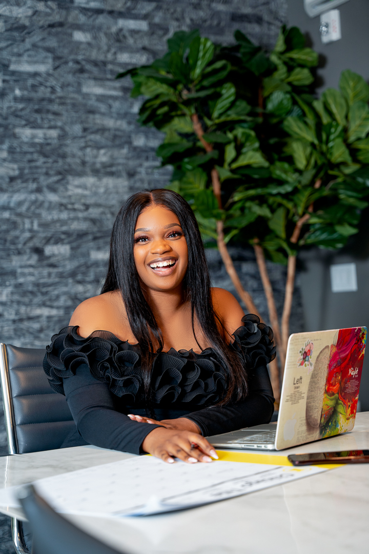 Bree Nweke at work